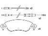 тормозная кладка Brake Pad Set:4252.14