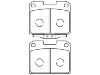 剎車(chē)片 Brake Pad Set:MB895303